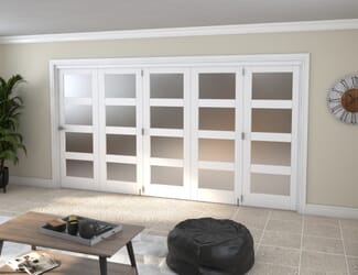 White 4L Roomfold Grande - Frosted
