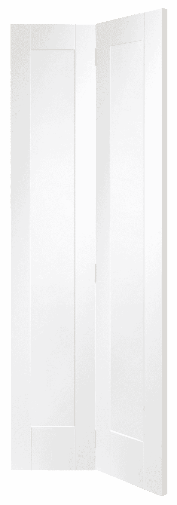 Pattern 10 White Internal Folding Doors at Vivid Doors