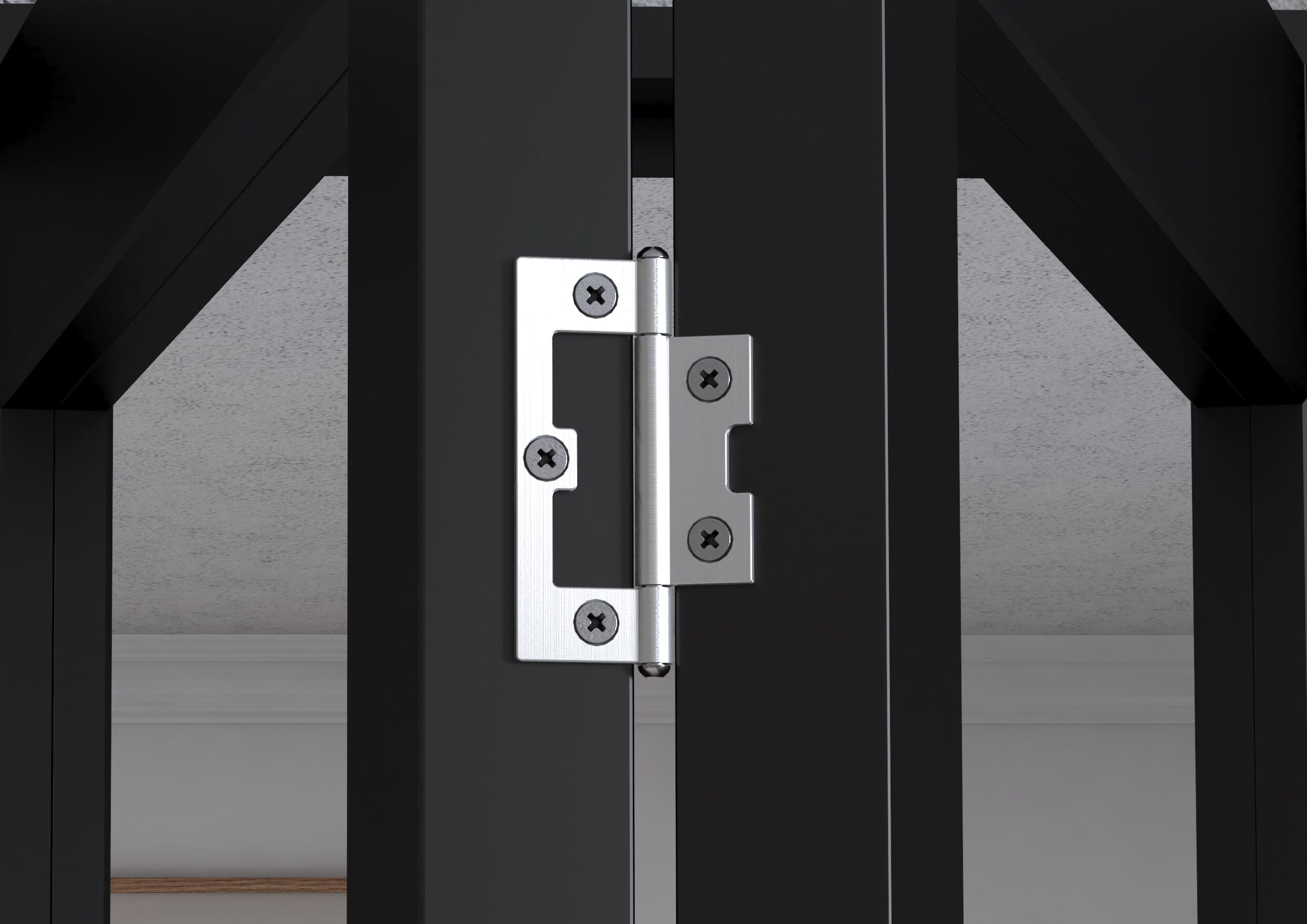 Black Heritage 4 Door Frenchfold (4 x 573mm Doors)