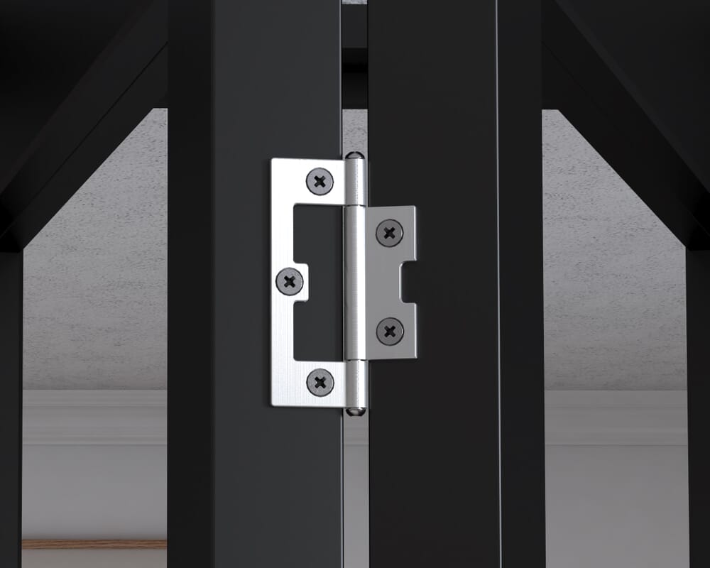 Black Heritage 4 Door Frenchfold (4 x 573mm Doors)