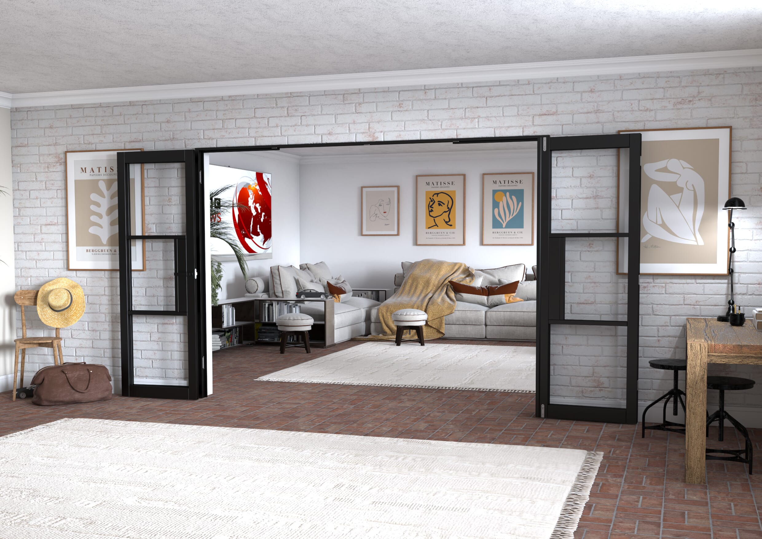 Black Heritage Frenchfold - Clear Prefinished