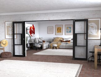 Black Heritage Frenchfold - Clear Prefinished