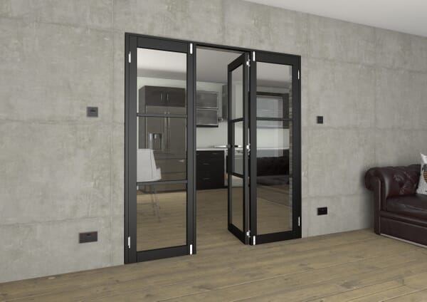 Black Heritage 3 Door Frenchfold (3 x 573mm Doors)