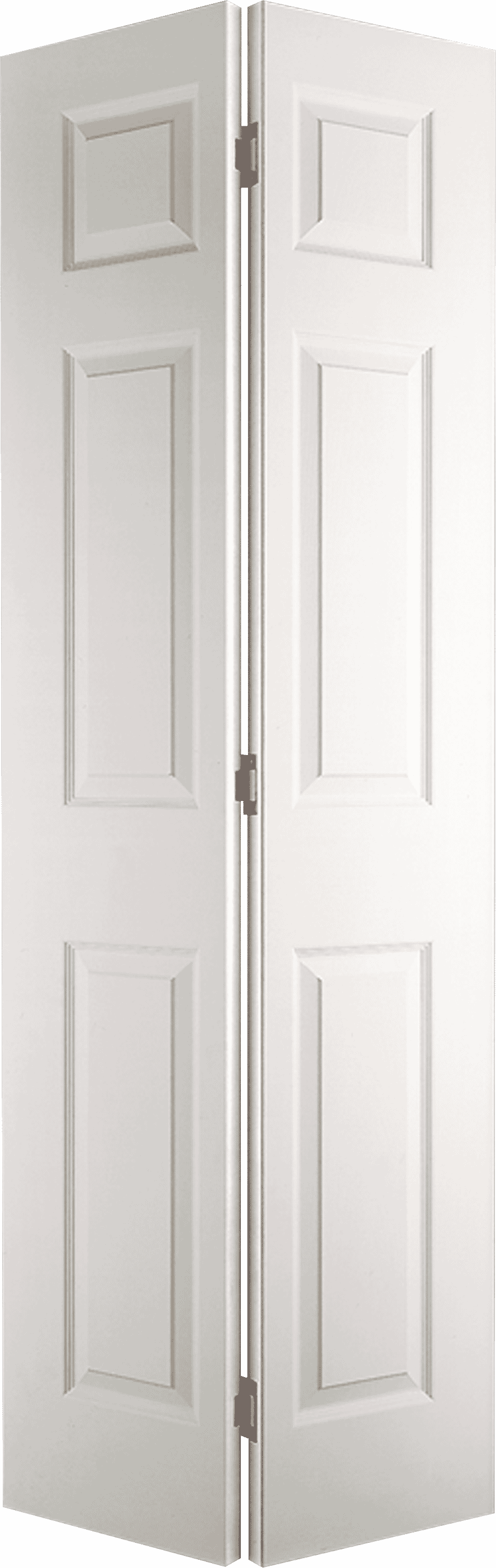 Premdor White Moulded Textured 6 Panel Bi-Fold Door at Vivid Doors