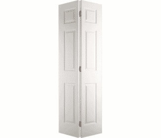 Premdor White Moulded Textured 6 Panel Bi-Fold Door