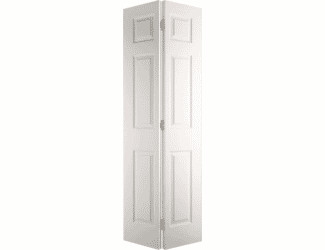 Premdor White Moulded Textured 6 Panel Bi-Fold Internal Doors