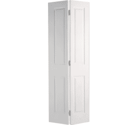 Premdor White Moulded Textured 4 Panel Bi-Fold Door