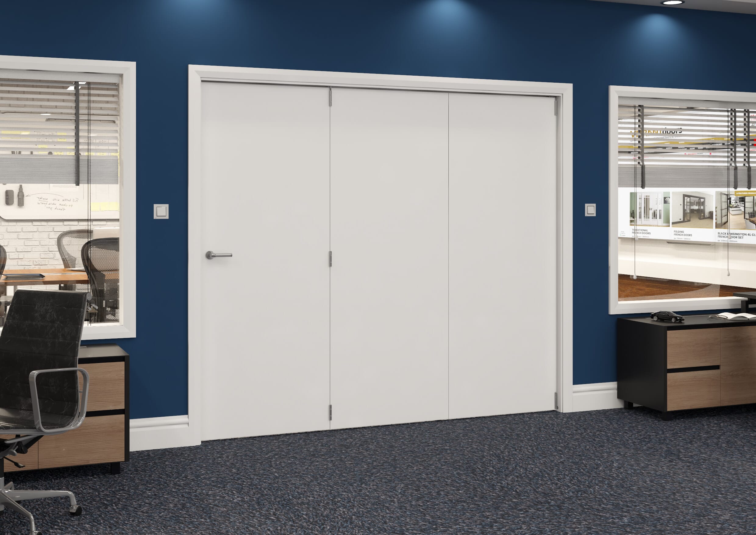 White Flush Roomfold Grande
