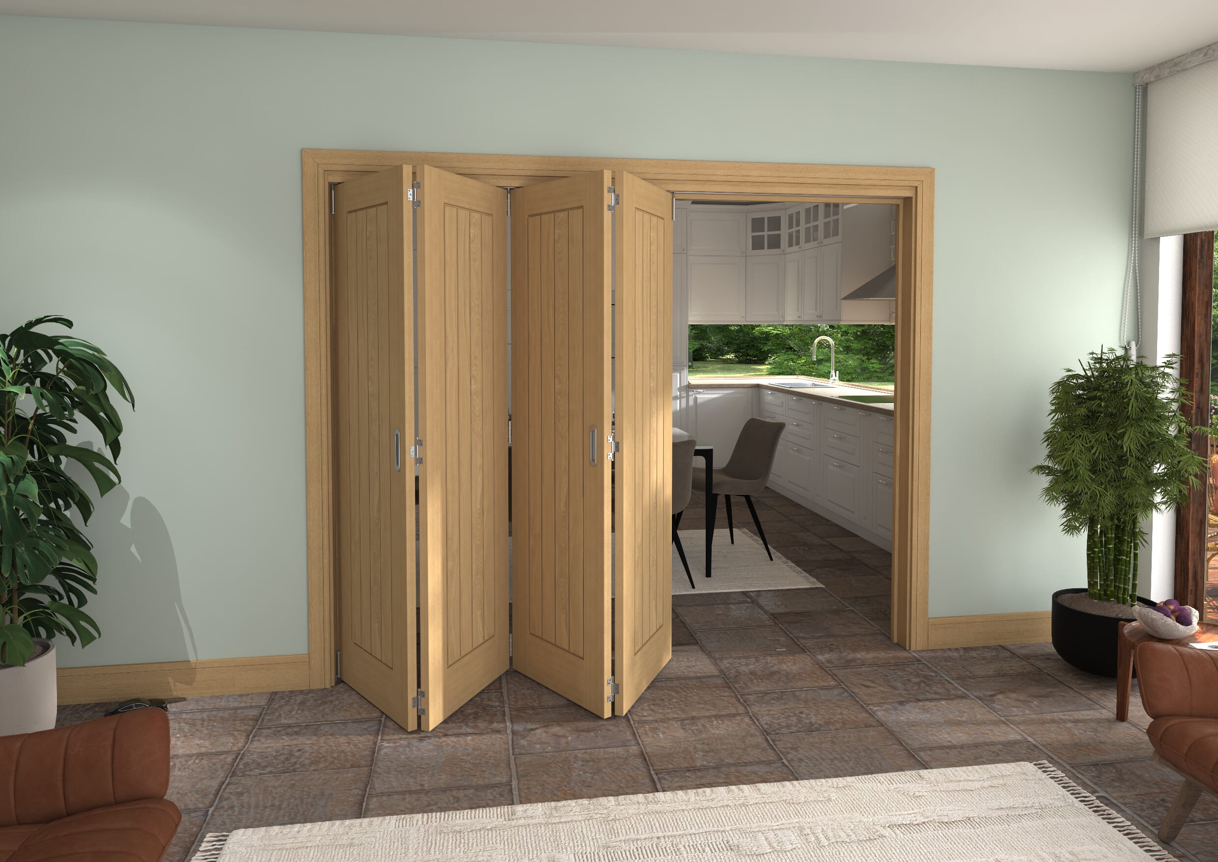 2521x2060x133mm Pref. Oak Mexicano Roomfold Grande (4+0)