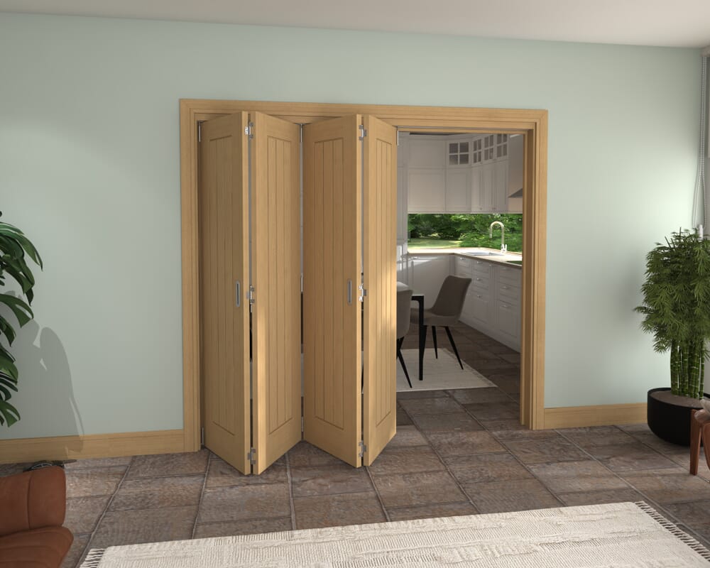 2213x2060x133mm Pref. Oak Mexicano Roomfold Grande (4+0)