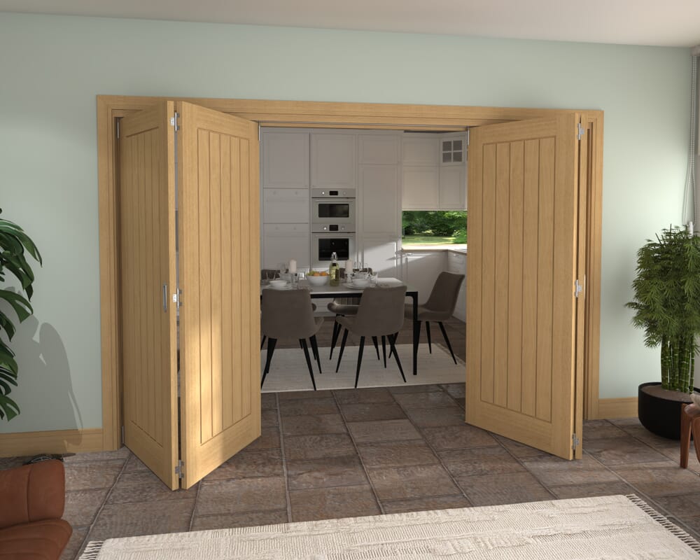 3136x2060x133mm Pref. Oak Mexicano Roomfold Grande (2+2)