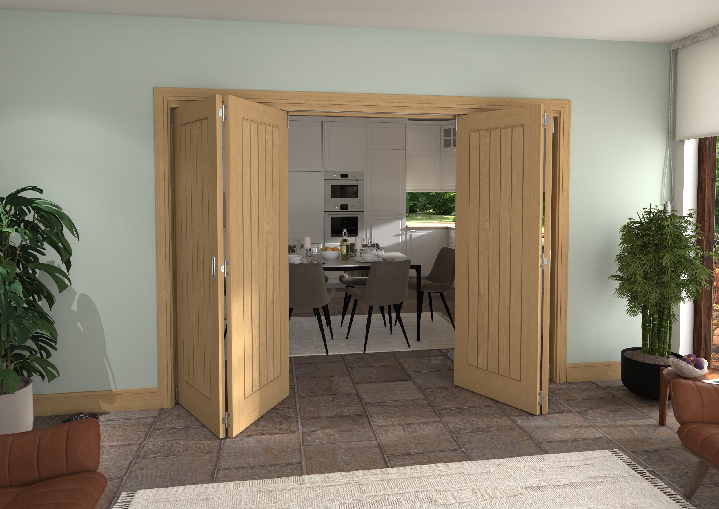 2832x2060x133mm Pref. Oak Mexicano Roomfold Grande (2+2)