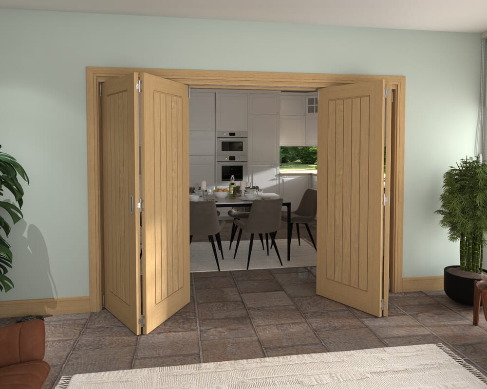 2832x2060x133mm Pref. Oak Mexicano Roomfold Grande (2+2)