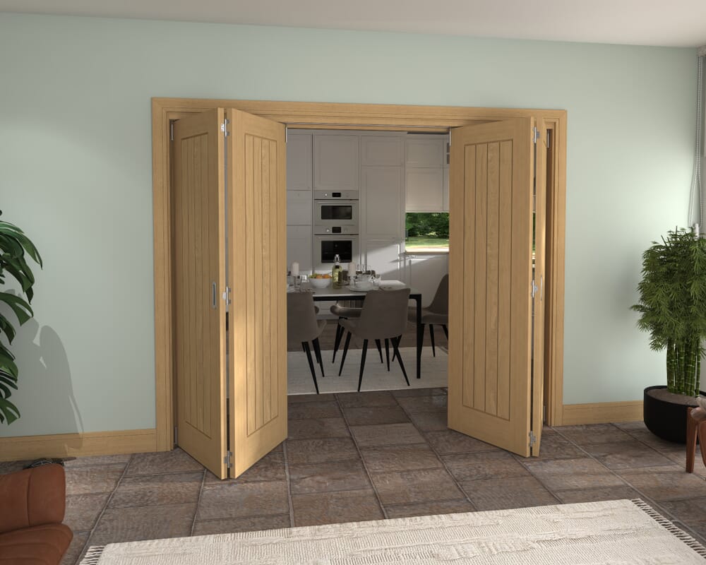 2528x2060x133mm Pref. Oak Mexicano Roomfold Grande (2+2)