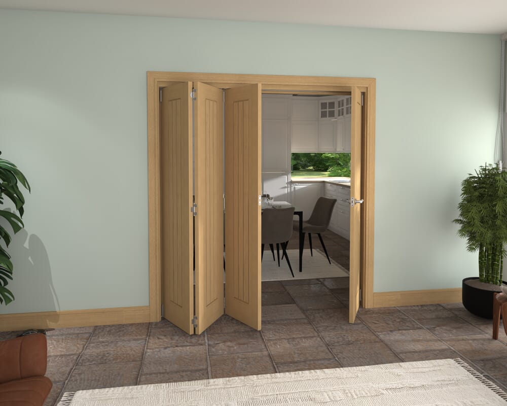 1916x2060x133mm Pref. Oak Mexicano Roomfold Grande (3+1)