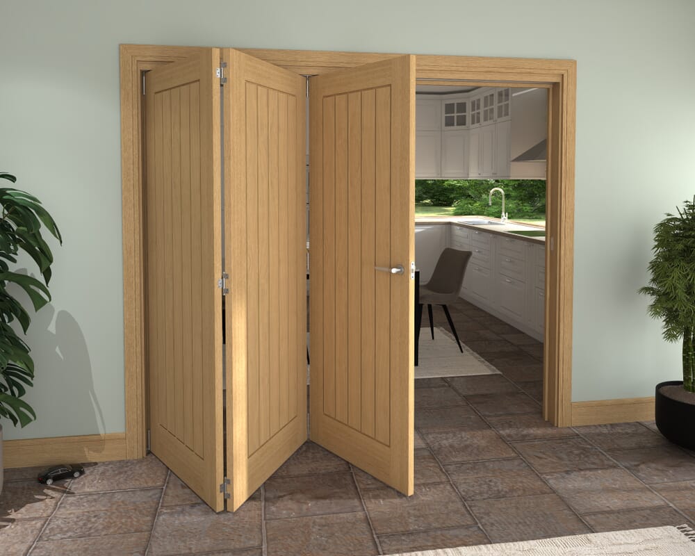 2361x2060x133mm Pref. Oak Mexicano Roomfold Grande (3+0)