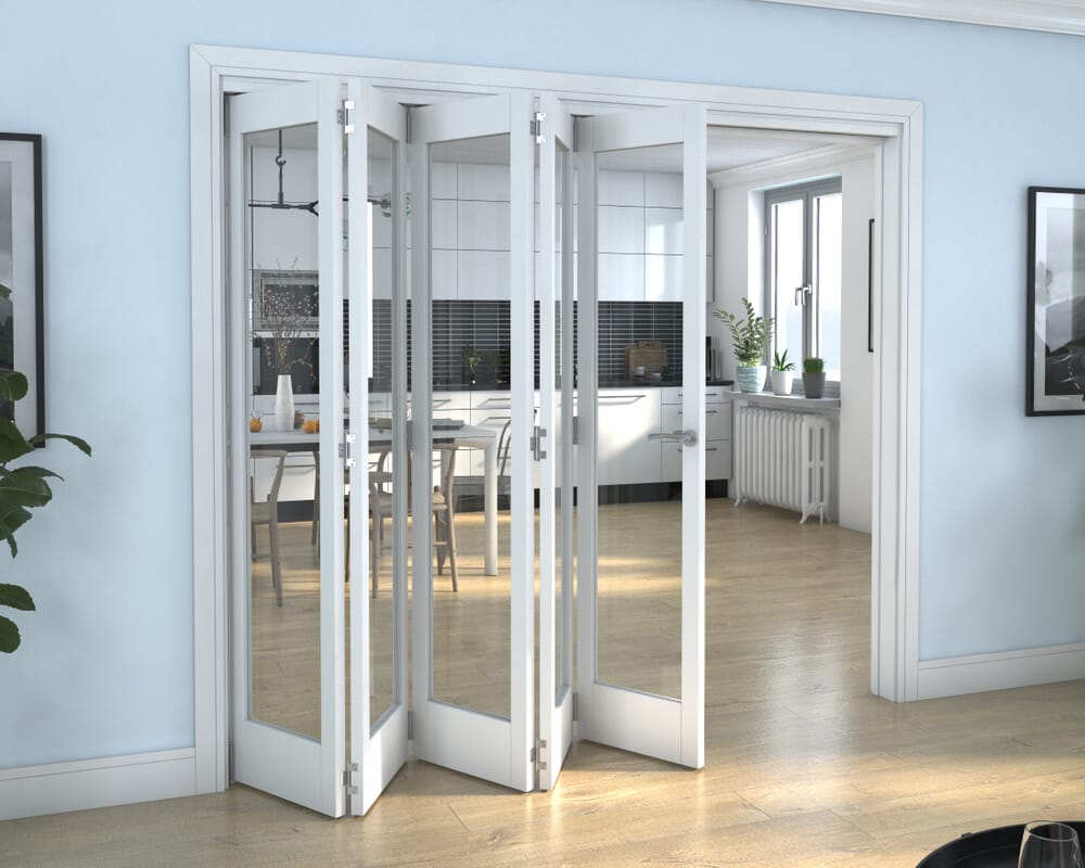 White P10 Roomfold Grande (5 + 0 x 457mm Doors)