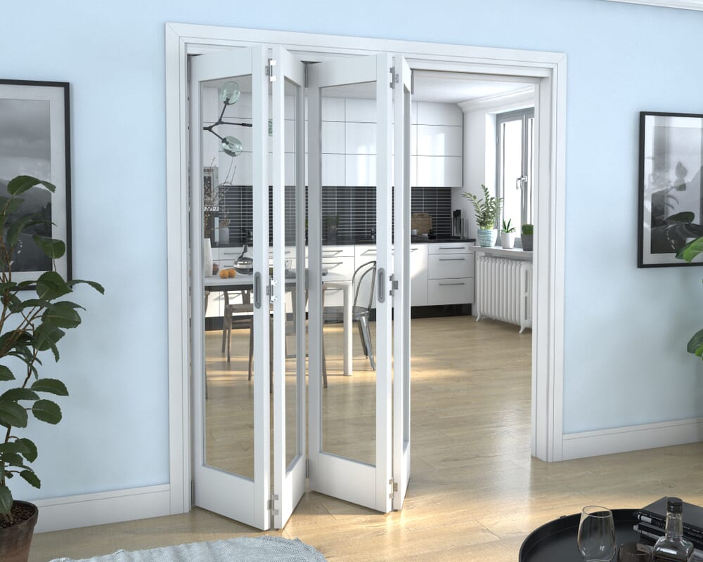White P10 Roomfold Grande (4 + 0 x 457mm Doors)