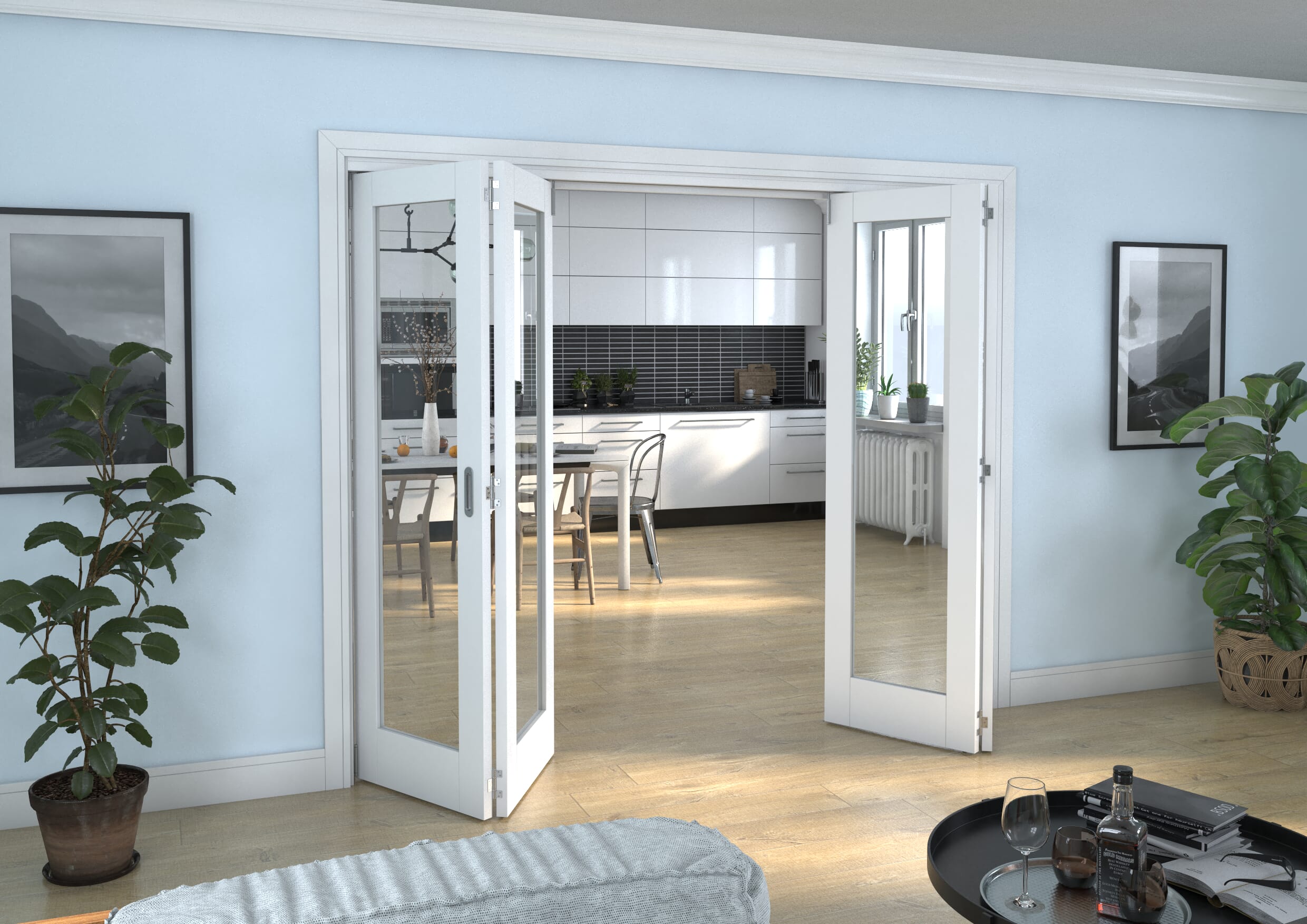 White P10 Roomfold Grande (2 + 2 x 610mm Doors)