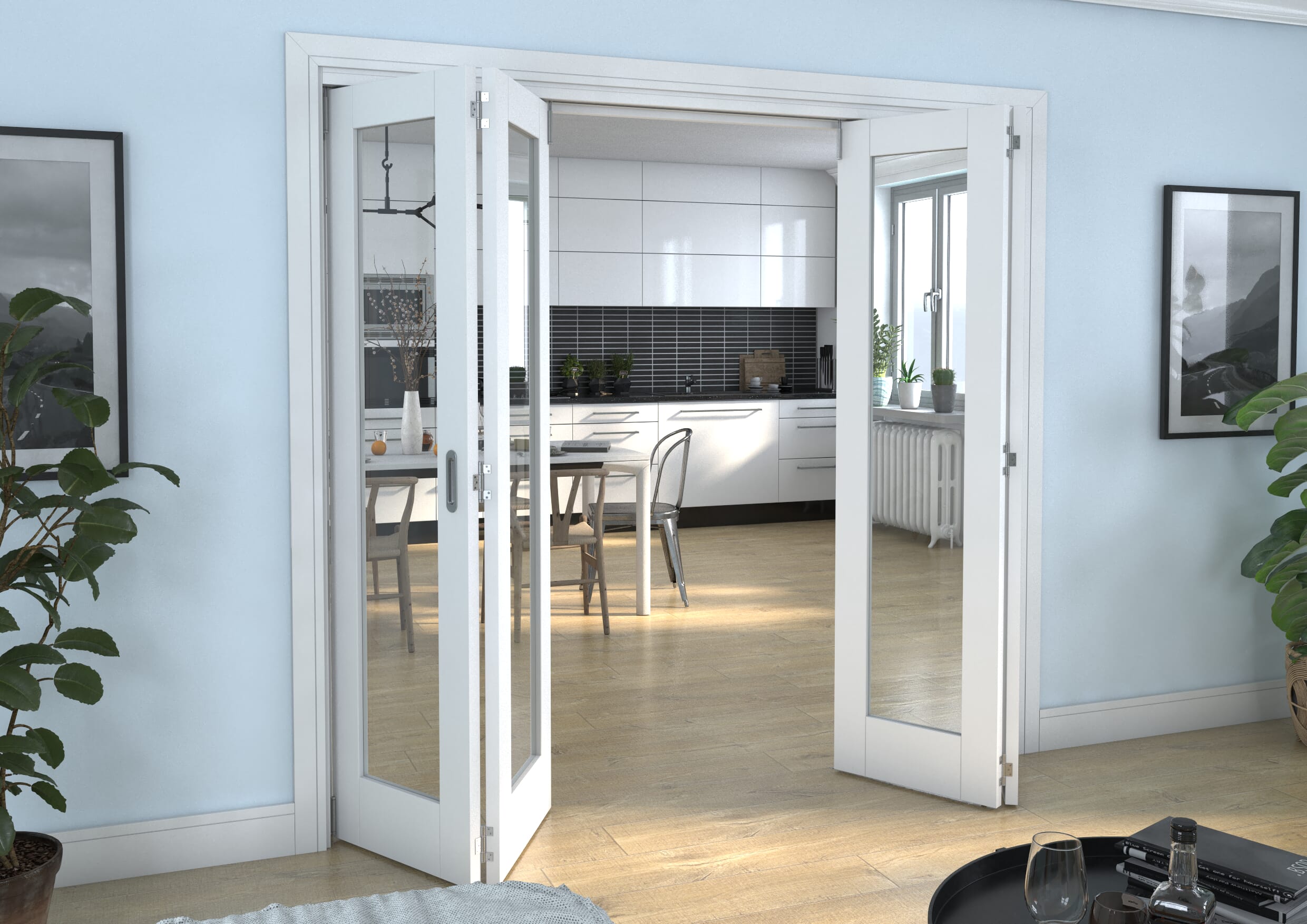 White P10 Roomfold Grande (2 + 2 x 533mm Doors)