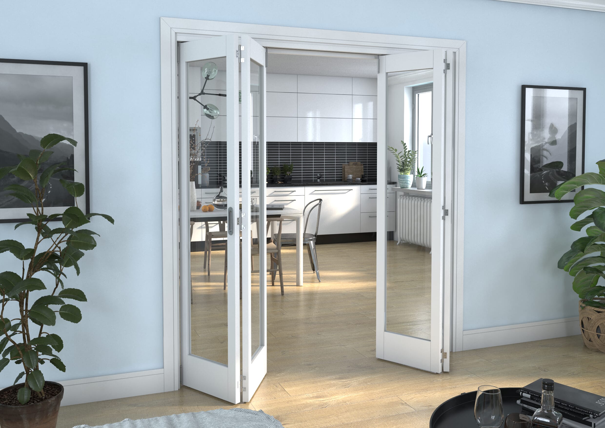 White P10 Roomfold Grande (2 + 2 x 457mm Doors)