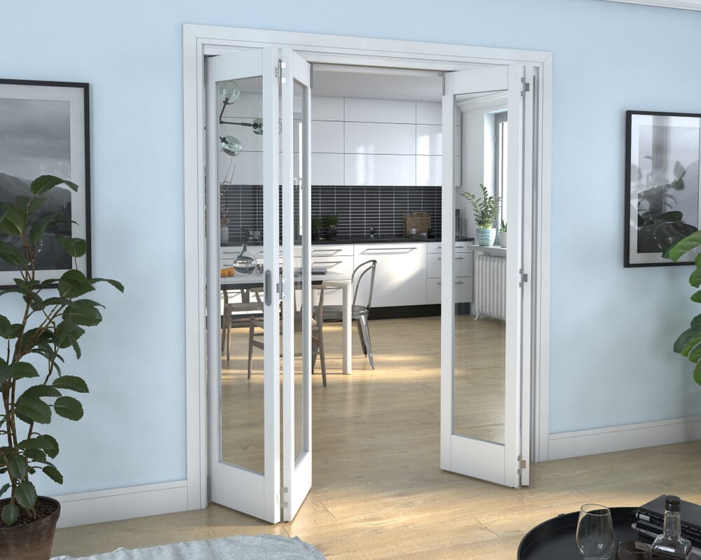 White P10 Roomfold Grande (2 + 2 x 419mm Doors)