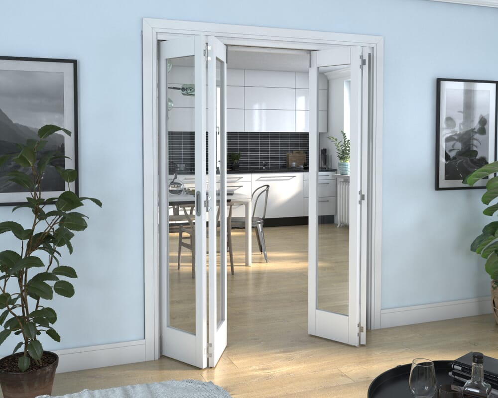 White P10 Roomfold Grande (2 + 2 x 381mm Doors)