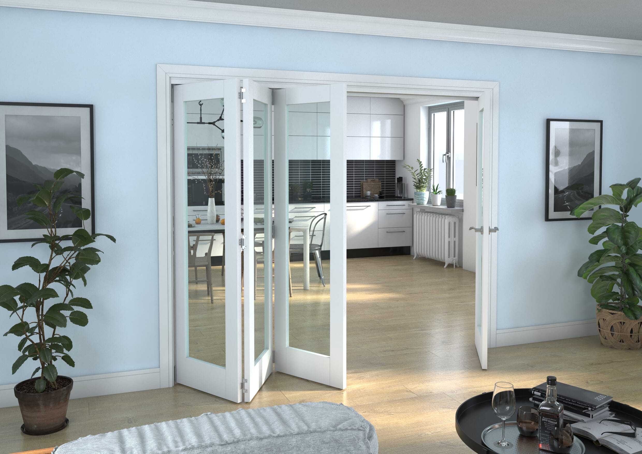 White P10 Roomfold Grande (3 + 1 x 610mm Doors)