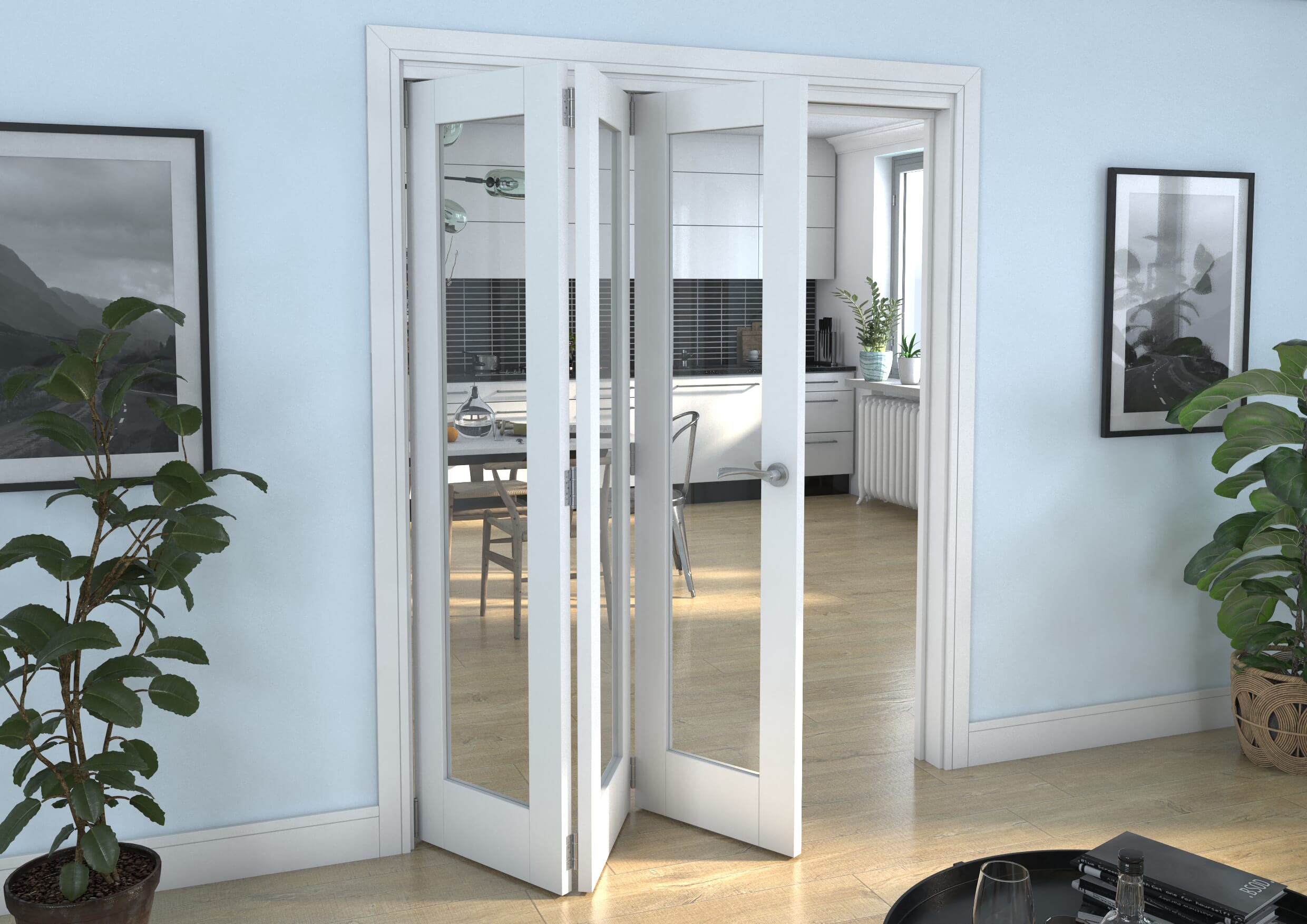 White P10 Roomfold Grande (3 + 0 x 533mm Doors)