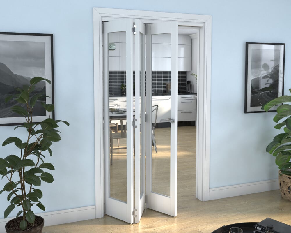 White P10 Roomfold Grande (3 + 0 x 381mm Doors)