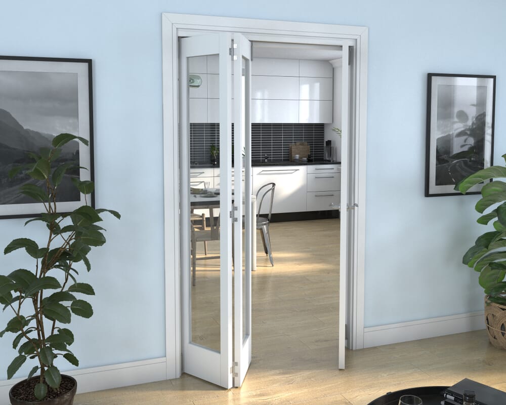 White P10 Roomfold Grande (2 + 1 x 381mm Doors)