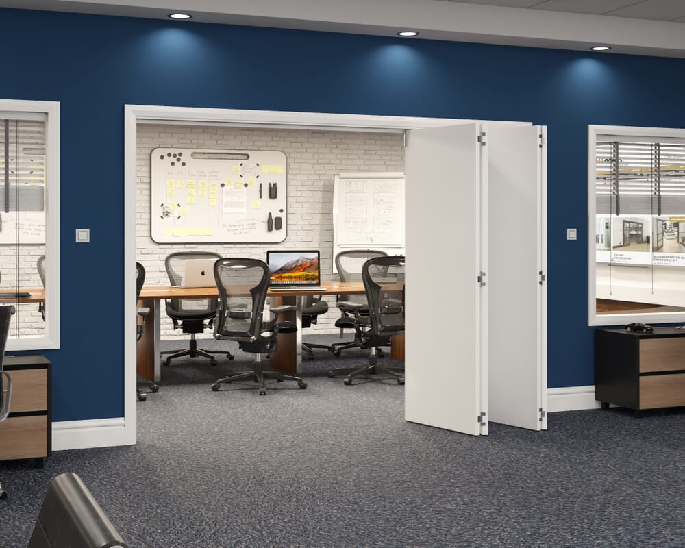 2825x2060x133mm White Flush Prefinished Roomfold Grande (4+0)