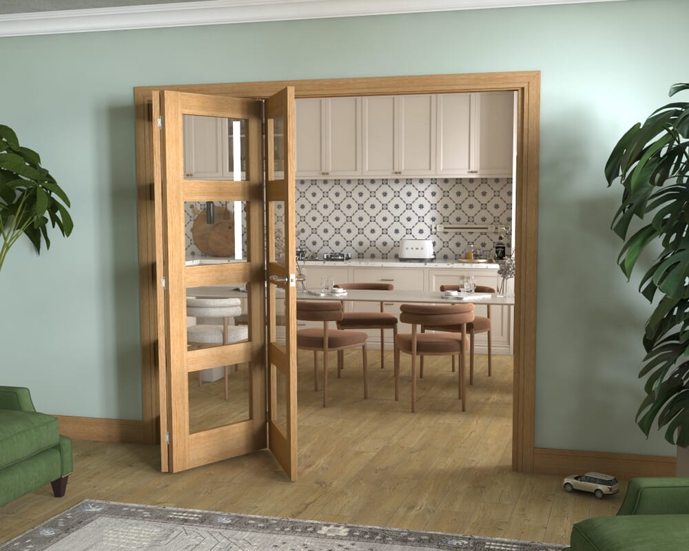 Oak 4L 3 Door Roomfold (3 x 2