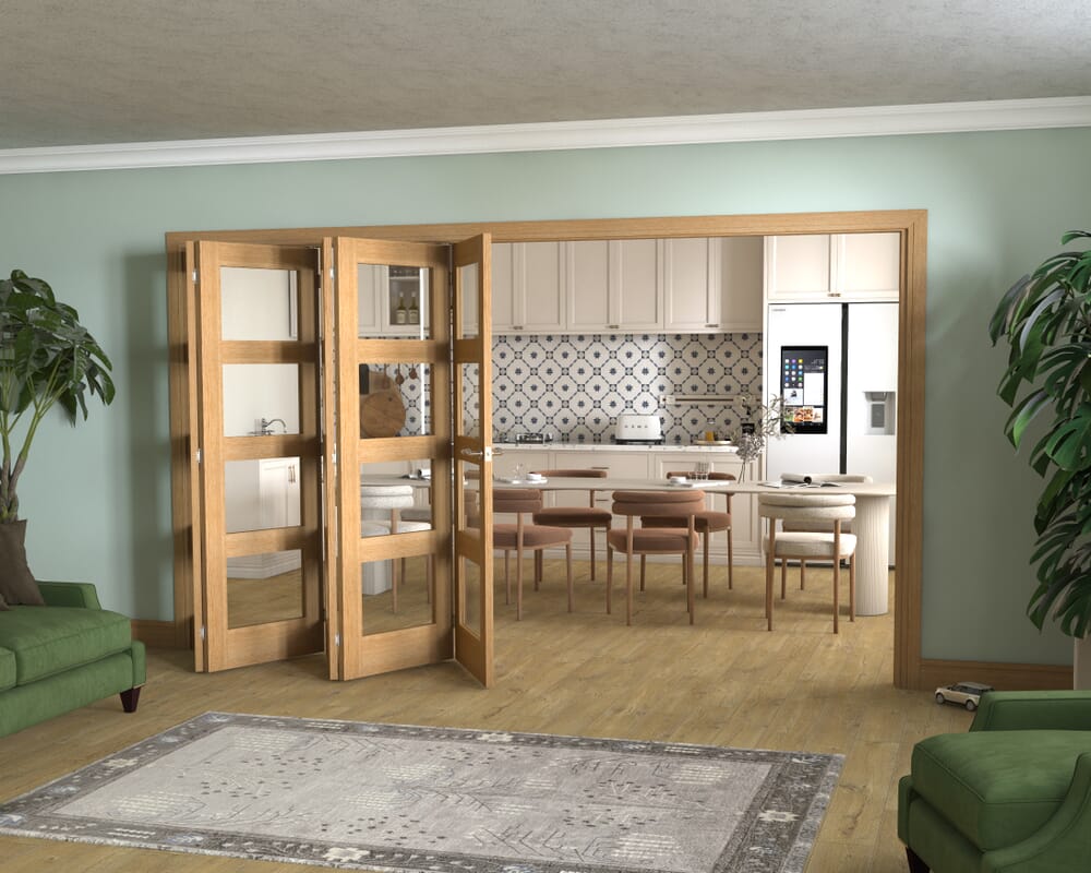Oak 4L 5 Door Roomfold (5 x 2