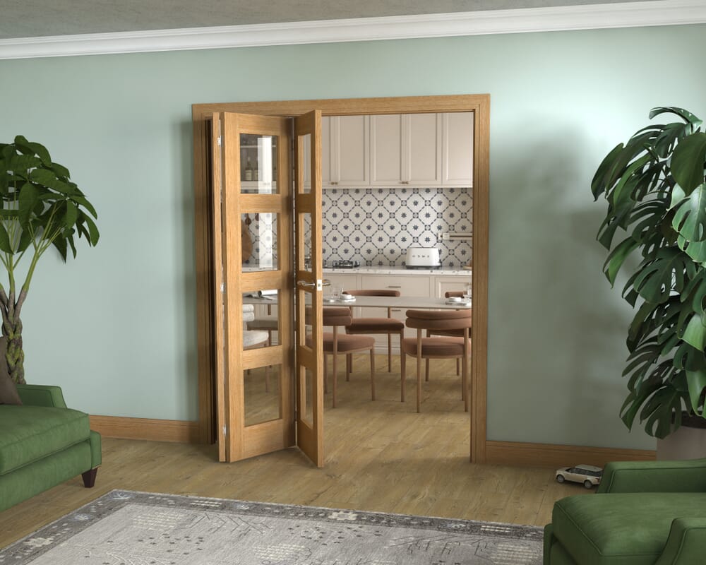 Oak 4L 3 Door Roomfold (3 x 1