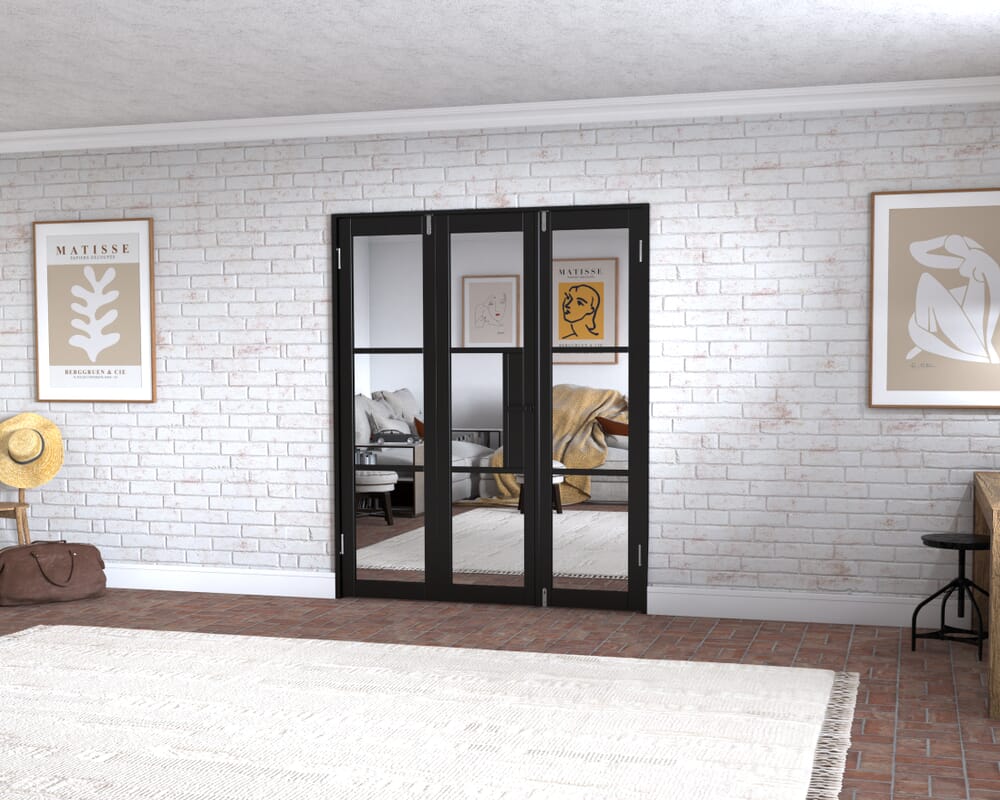 Black Heritage 3 Door Frenchfold (3 x 533mm Doors)