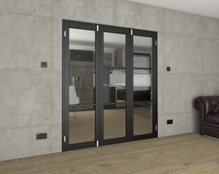 Black Heritage 3 Door Frenchfold (3 x 573mm Doors)