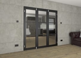 Black Heritage 3 Door Frenchfold (3 X 610mm Doors) Image