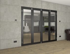 Black Heritage 4 Door Frenchfold (4 x 573mm Doors)