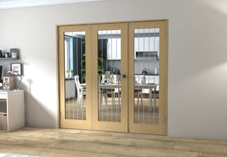 Mexicano Oak P10 Prefinished FrenchFold (2+1 x 686mm doors)