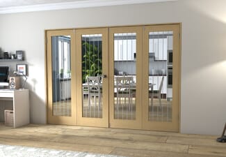 Mexicano Oak P10 Prefinished FrenchFold (2+2 x 686mm doors)
