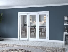 White P10 Folding Room Divider 7ft (2142mm)