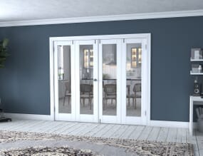 White P10 Folding Room Divider 8ft (2374mm)