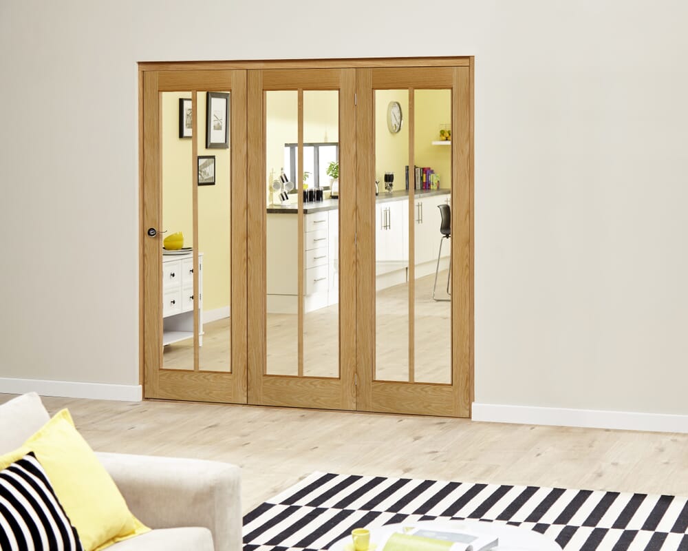Lincoln Oak Roomfold Deluxe (3 x 533mm doors)