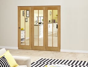 Lincoln Oak Roomfold Deluxe (3 x 533mm doors)