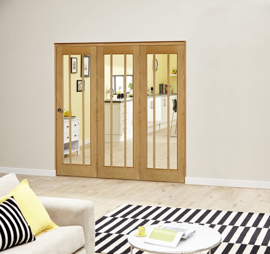 Lincoln Oak Roomfold Deluxe – Clear Glass