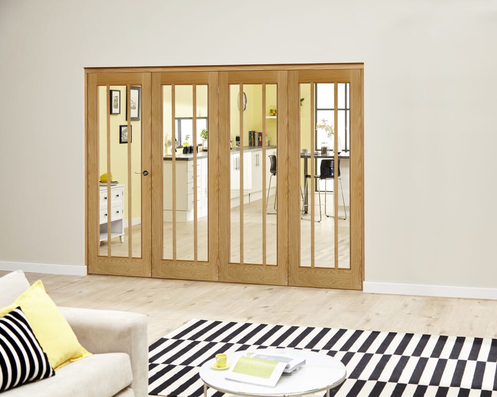 Lincoln Oak Roomfold Deluxe (4 x 762mm doors)