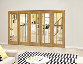 Lincoln Oak Roomfold Deluxe (5 x 762mm doors)