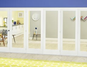 White P10 Roomfold Deluxe (3 + 3 x 610mm doors)