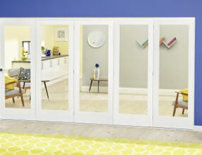 White P10 Roomfold Deluxe (5 x 762mm doors)